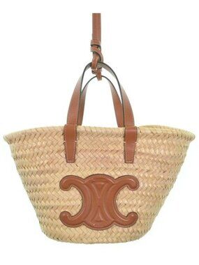 Celine Basket Bag Handbag Beige